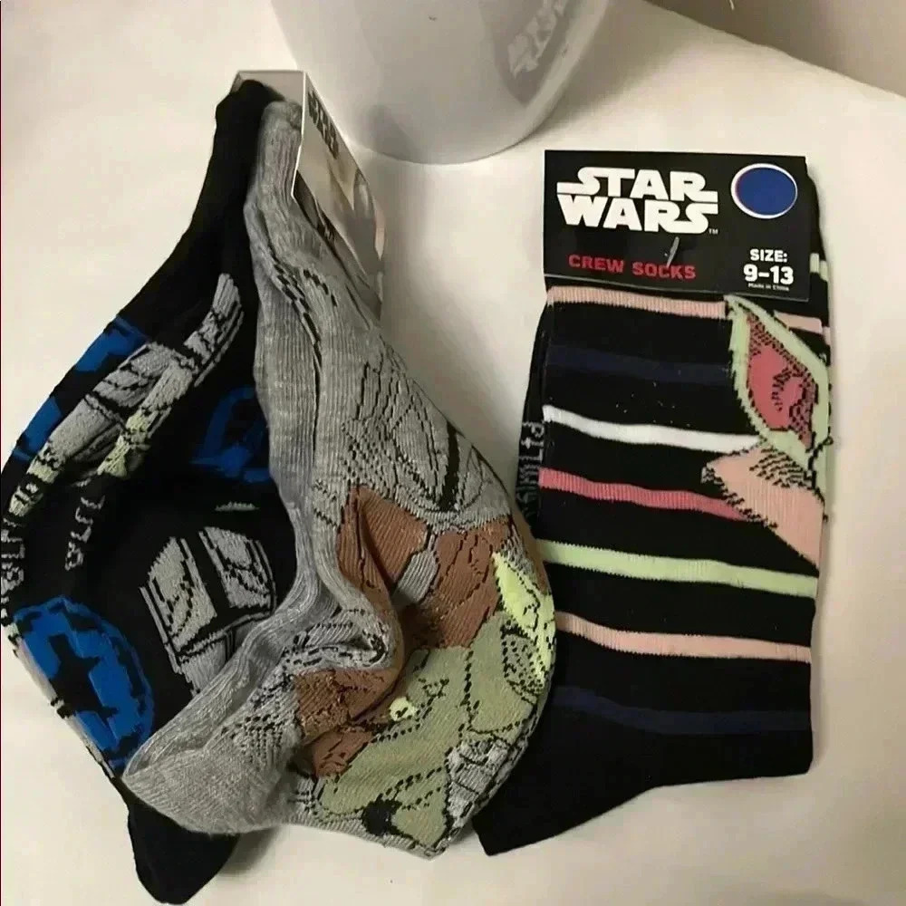 Star Wars Crew Socks Bundle l-3 pc